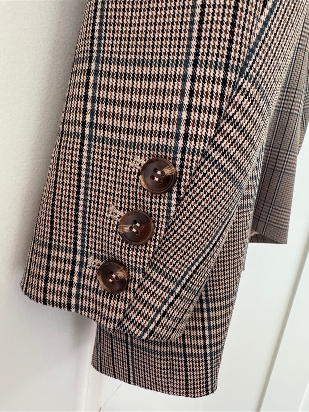 Lucy Paris Women’s Sherlock Plaid Blazer Plaid Size S - Picture 7 of 9